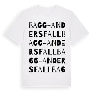 Bagg-Anders Fall ordlek t-shirt – ekologisk bomull t-shirt från Pinshirt