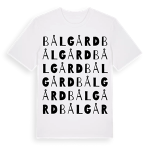 Bålgård ordlek t-shirt – ekologisk bomull t-shirt från PinShirt