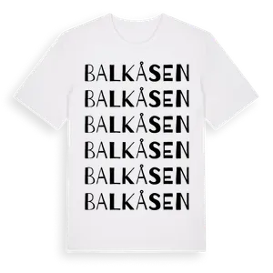 Balkåsen ordlek t-shirt – ekologisk bomull t-shirt från Pinshirt