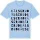 Blue Soul t-shirt med Bälserud ordlek t-shirt