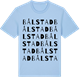 Blue Soul t-shirt med Bålstad ordlek t-shirt