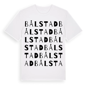 Bålstad ordlek t-shirt – ekologisk bomull t-shirt från PinShirt