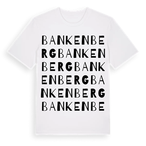Bankenberg ordlek t-shirt – ekologisk bomull t-shirt från Pinshirt