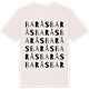 Vintage White t-shirt med Barås ordlek t-shirt