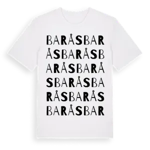 Barås ordlek t-shirt – ekologisk bomull t-shirt från Pinshirt