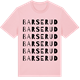 Pink Cotton t-shirt med Barserud ordlek t-shirt