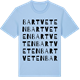 Blue Soul t-shirt med Bartveten ordlek t-shirt