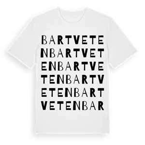 Bartveten ordlek t-shirt – ekologisk bomull t-shirt från Pinshirt