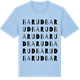 Blue Soul t-shirt med Barud ordlek t-shirt