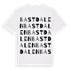 Bastdalen ordlek t-shirt