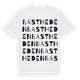White t-shirt med Bastheden ordlek t-shirt