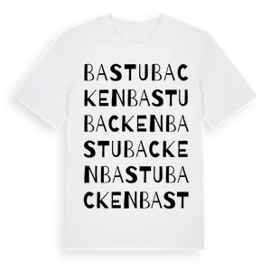 Bastubacken ordlek t-shirt – ekologisk bomull t-shirt från Pinshirt
