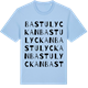 Blue Soul t-shirt med Bastulyckan ordlek t-shirt