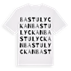 Bastulyckan ordlek t-shirt