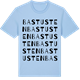 Blue Soul t-shirt med Bastusten ordlek t-shirt