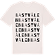 Vintage White t-shirt med Bastvålen ordlek t-shirt