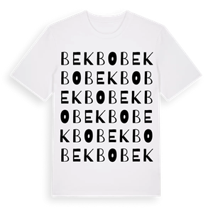 Bekbo ordlek t-shirt – ekologisk bomull t-shirt från PinShirt