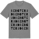 Mid Heather Gray t-shirt med Bengterud ordlek t-shirt