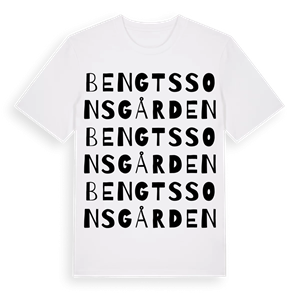 Bengtssonsgården ordlek t-shirt – ekologisk bomull t-shirt från PinShirt