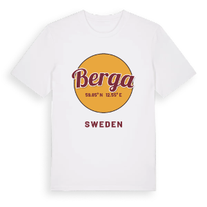 Berga cirkel t-shirt – ekologisk bomull t-shirt från PinShirt