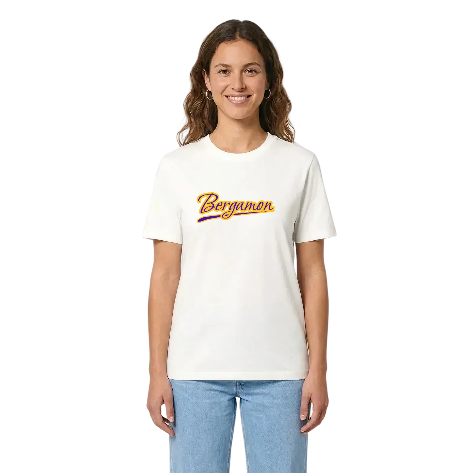 Bergamon baseball t-shirt – White, i miljö