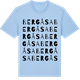 Blue Soul t-shirt med Bergåsa ordlek t-shirt