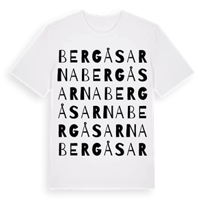 Bergåsarna ordlek t-shirt – ekologisk bomull t-shirt från Pinshirt