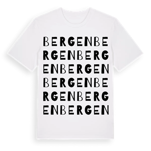 Bergen ordlek t-shirt – ekologisk bomull t-shirt från PinShirt