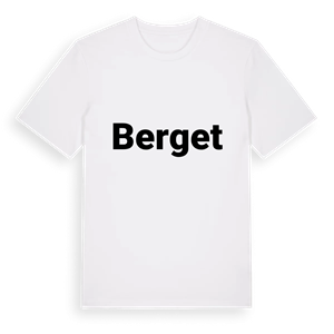 Berget fetstil t-shirt – ekologisk bomull t-shirt från PinShirt