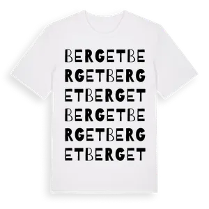 Berget ordlek t-shirt – ekologisk bomull t-shirt från Pinshirt