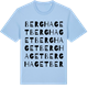 Blue Soul t-shirt med Berghaget ordlek t-shirt