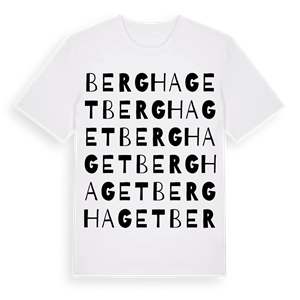 Berghaget ordlek t-shirt – ekologisk bomull t-shirt från PinShirt