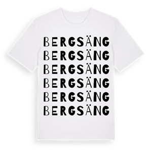 Bergsäng ordlek t-shirt – ekologisk bomull t-shirt från PinShirt