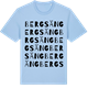 Blue Soul t-shirt med Bergsäng ordlek t-shirt
