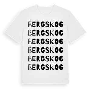 Bergskog ordlek t-shirt – ekologisk bomull t-shirt från Pinshirt