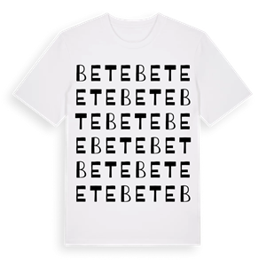 Bete ordlek t-shirt – ekologisk bomull t-shirt från Pinshirt