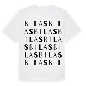 Bilas ordlek t-shirt – ekologisk bomull t-shirt från PinShirt