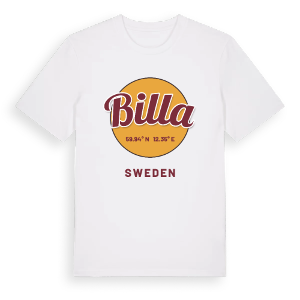 Billa cirkel t-shirt – ekologisk bomull t-shirt från PinShirt