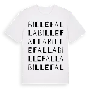 Billefalla ordlek t-shirt – ekologisk bomull t-shirt från Pinshirt