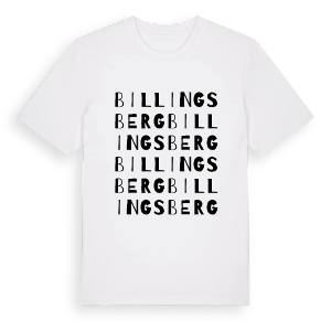 Billingsberg ordlek t-shirt – ekologisk bomull t-shirt från PinShirt