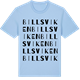 Blue Soul t-shirt med Billsviken ordlek t-shirt