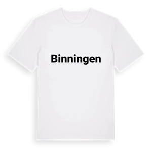 Binningen fetstil t-shirt – ekologisk bomull t-shirt från PinShirt