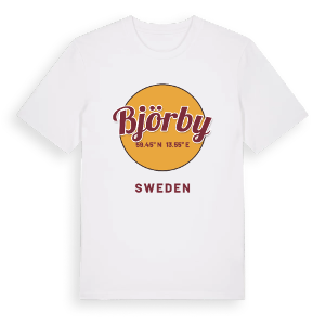 Björby cirkel t-shirt – ekologisk bomull t-shirt från PinShirt