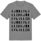 Mid Heather Gray t-shirt med Björbykullen ordlek t-shirt