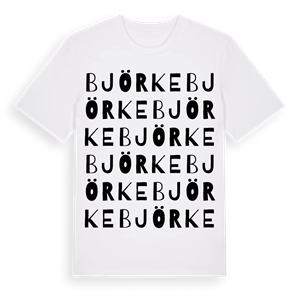 Björke ordlek t-shirt – ekologisk bomull t-shirt från PinShirt