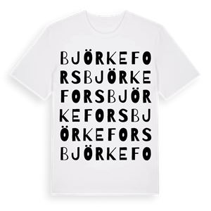 Björkefors ordlek t-shirt – ekologisk bomull t-shirt från PinShirt