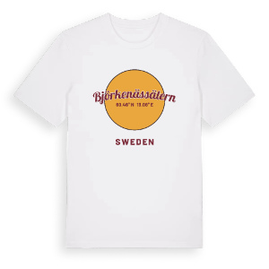 Björkenässätern cirkel t-shirt – ekologisk bomull t-shirt från PinShirt