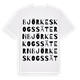 Björkeskogssätern ordlek t-shirt