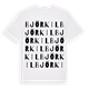 Björkil ordlek t-shirt
