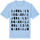 Blue Soul t-shirt med Björkilsängarna ordlek t-shirt